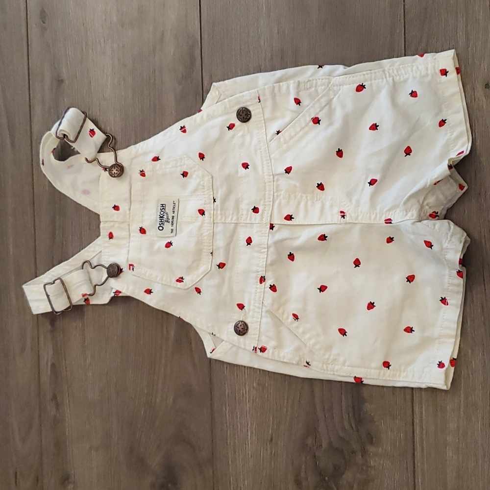 Newer 18M strawberry shortalls